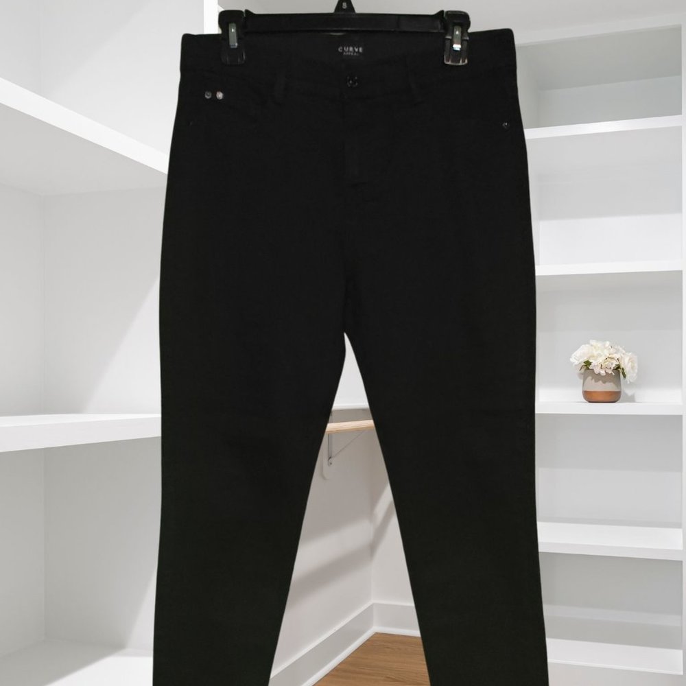 Curve Appeal - Black Skinny Jeans - Size 8